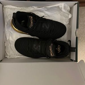 Lebron 16 black and Gold